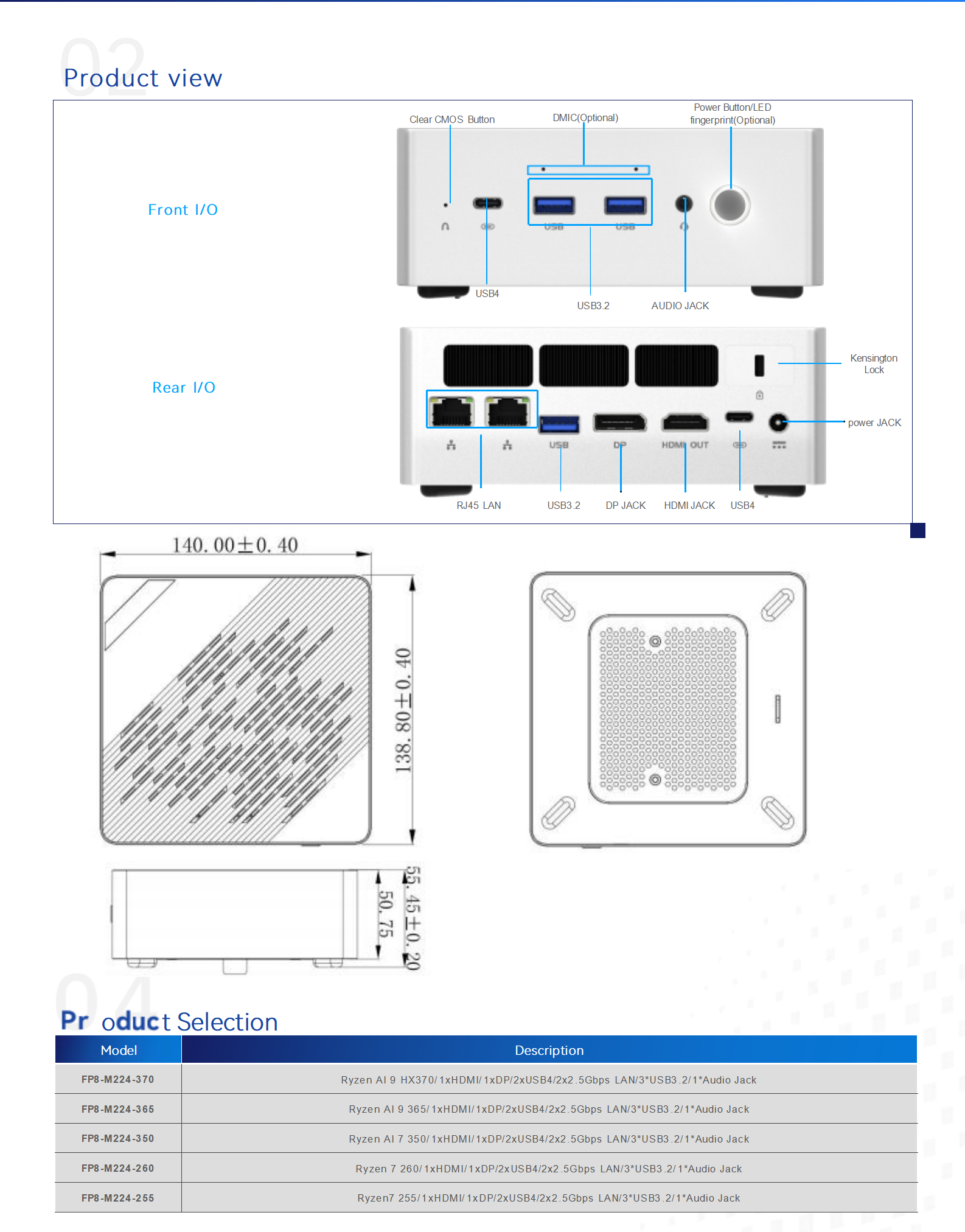 M224_AMD_ FP8 MINI PC- 绿色版888贵宾会智能规格书-EN 0.4_02(1).png
